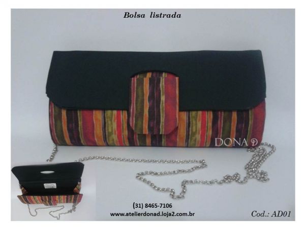 Bolsa listrada - Cód. AD01
