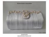 Bolsa branca com pedras - Cód. AD23