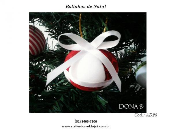 Bola de Natal - Cód. AD28