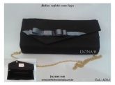 Bolsa de tafetá com laço de cetim - Cód. AD13